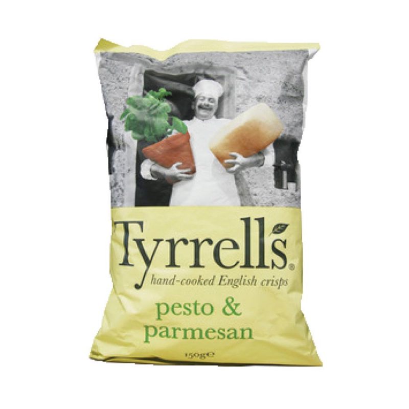 Tyrrell's Pesto and Parmesan Crisps 150g